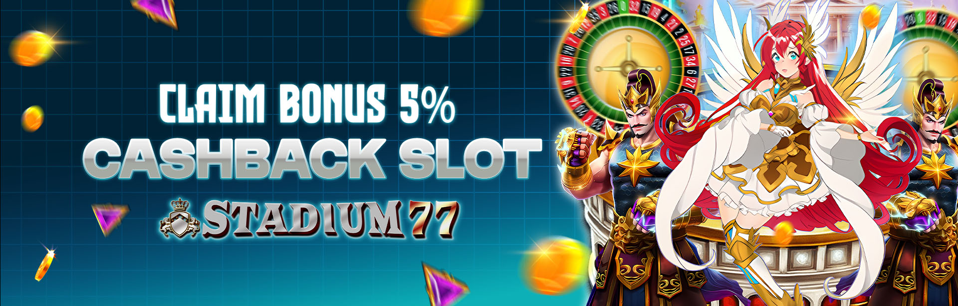 CASHBACK SLOT UP TO 5%	